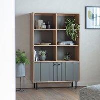 Crossland Grove Osaka Open Display Bookcase Shelving, Brown