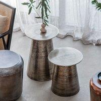 Crossland Grove Set Of 2 Tangley Side Tables, Gold