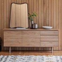 Crossland Grove Valencia 2 Door 3 Drawer Sideboard, Brown