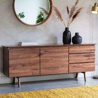 Crossland Grove Valencia 2 Dr 3 Drawer Sideboard Walnut