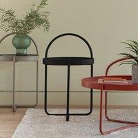 Crossland Grove Melton Side Table Black, Black