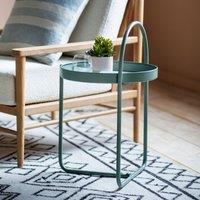 Crossland Grove Melton Side Table Teal, Blue