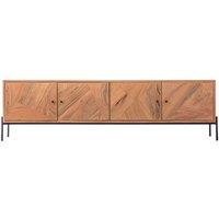 Crossland Grove Dallas 4 Door TV Media Unit, Brown