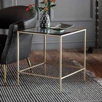 Crossland Grove Porto Side Table Champagne, Gold