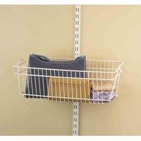 Closetmaid Shelftrack Storage Basket, White