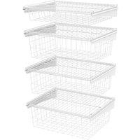 Closetmaid Shelftrack 4 Drawer Kit, White
