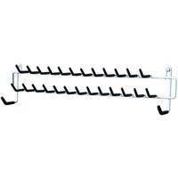 Closetmaid 27 Hook Tie & Belt Rack, White