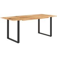 vidaXL Dining Table 180x90x76 cm Solid Acacia Wood