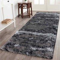 Serdim Rugs California Twotone Shaggy Rugs 160 X 230cm Silver, Silver
