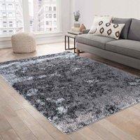 Serdim Rugs California Twotone Shaggy Rugs 80 X 150cm Silver, Silver