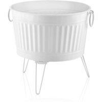 Rozi Foldable White Plant Pot 43 x 26cm, White