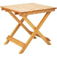 Interiors By PH Natural Finish Folding Table, Brown