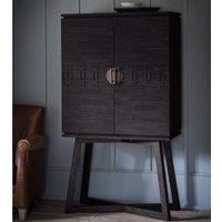 Crossland Grove Soho Boutique Cocktail Cabinet 850X400X1570Mm Black