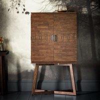 Crossland Grove Soho Retreat Cocktail Cabinet 850X400X1570Mm Brown