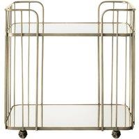 Crossland Grove Brompton Drinks Trolley Champagne 750X457X787Mm Gold