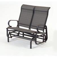 Suntime Havana Charcoal Twin Seat Glider, Grey