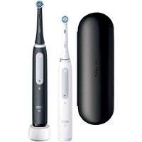 Oral B Oral-b iO4 Electric Toothbrush Duo Pack - Matte Black and White