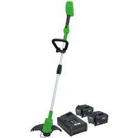 Draper 40V Cordless Grass Trimmer, Green