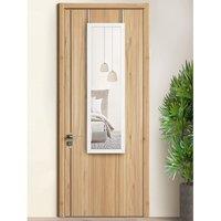 Vivo Over The Door Full Length Mirror - White, White
