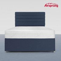 Airsprung Double Ultra Firm Mattress With 2 Drawer Midnight Blue Divan, Blue