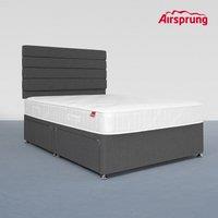 Airsprung Small Double Ultra Firm Mattress With 4 Drawer Charcoal Divan