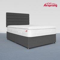 Airsprung Small Double Pocket 1500 Memory Pillowtop Mattress With Charcoal Divan