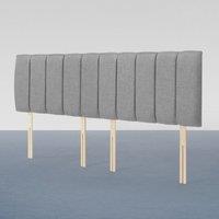 Airsprung 180Cm Super King Corston Linoso Silver Headboard