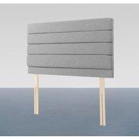 Airsprung 135Cm Double Chelwood Linoso Silver Headboard