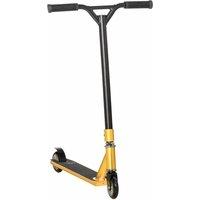 HOMCOM Stunt Scooter Entry Level Tricks Scooter For 14 Beginners Gold, Gold