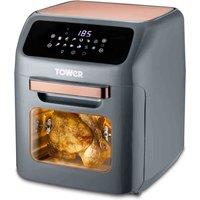 Tower T17064 Vortx 12L Air Fryer Oven - Grey and Rose Gold