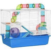 PawHut Large Hamster Cage - Blue, Blue