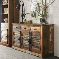 IH Design Reclaimed Boat Large Sideboard, Multi