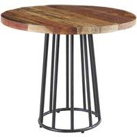 IH Design Reclaimed Boat Round 4 Seater Dining Table, Brown