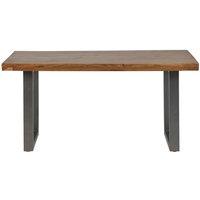 IH Design Cosmopolitan Industrial Rectangular 6 Seater Dining Table, Brown