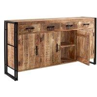 IH Design Upcycled Industrial Mintis Extra Large Sideboard, Brown
