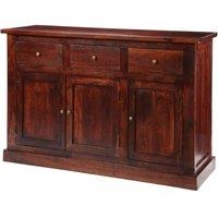IH Design Maharani Dark Wood Large Sideboard, Brown