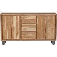 IH Design Natural Essential Live Edge Extra Large Sideboard, Brown