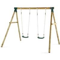 Plum Marmoset Wooden Swing Set