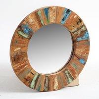 IH Design Reclaimed Boat Round Mirror Large, Multi