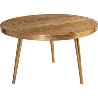 IH Design Round Coffee Table Dallas Light Mango Wood, Brown