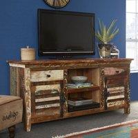 IH Design Reclaimed Boat TV Multi Media Unit, Multi