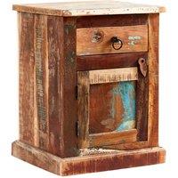 IH Design Reclaimed Boat Bedside Table, Brown