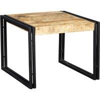 IH Design Upcycled Industrial Mintis Coffee Table Wood And Metal Design Metal, Brown