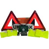 RAC Premium Family European Driving Kit - Emergency Roadside Assistance Kit For Travel In France And Europe, Black