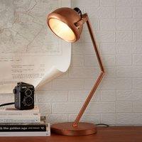 IH Design Round Table Lamp, Brown