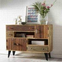 IH Design Artisan Limited Edition Wooden Sideboard, Multi