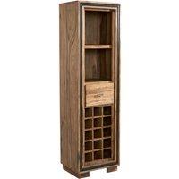 IH Design Indus Sheesham Wine Bookcase, Brown