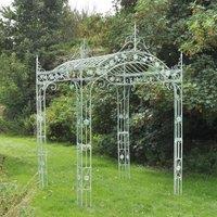 Ascalon Design Square Cream Pavilion With Leaves, Cream