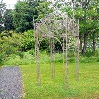 Ascalon Design Antique Blue Rust Square Pavilion, Blue