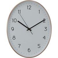Interiors by PH Oval Wall Clock With Copper Finish